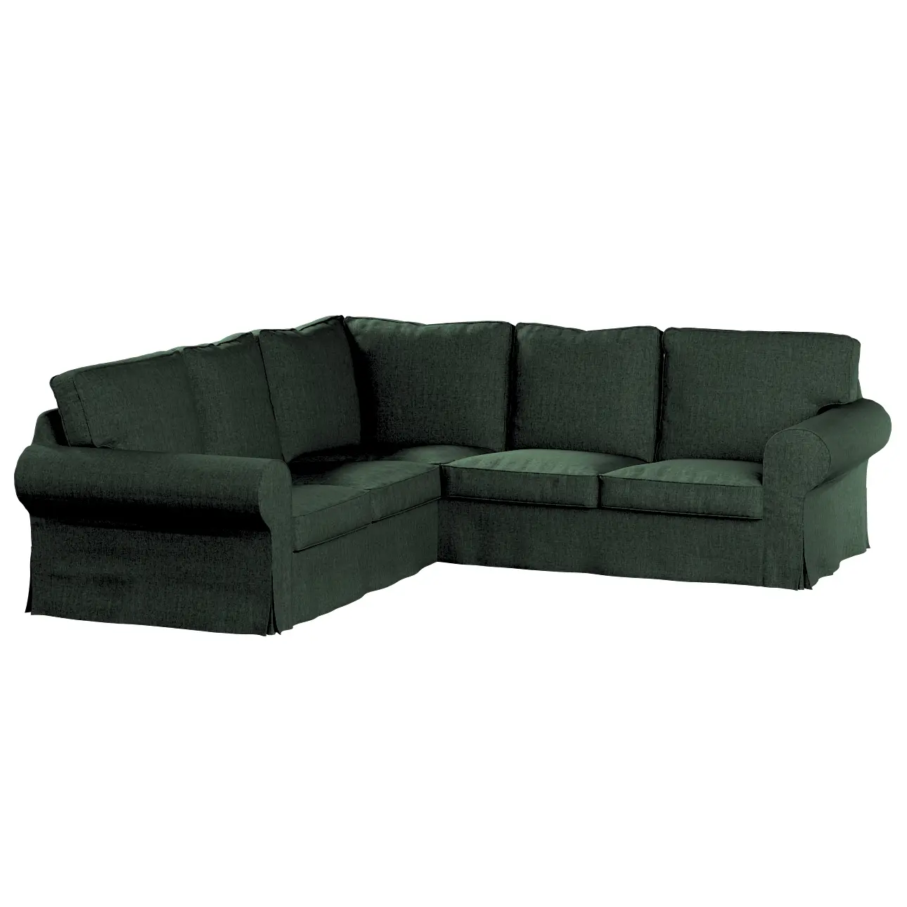Dekoria Potah na pohovku IKEA  Ektorp rohová, lesní zelená, pohovka Ektorp rohová, City, 704-81