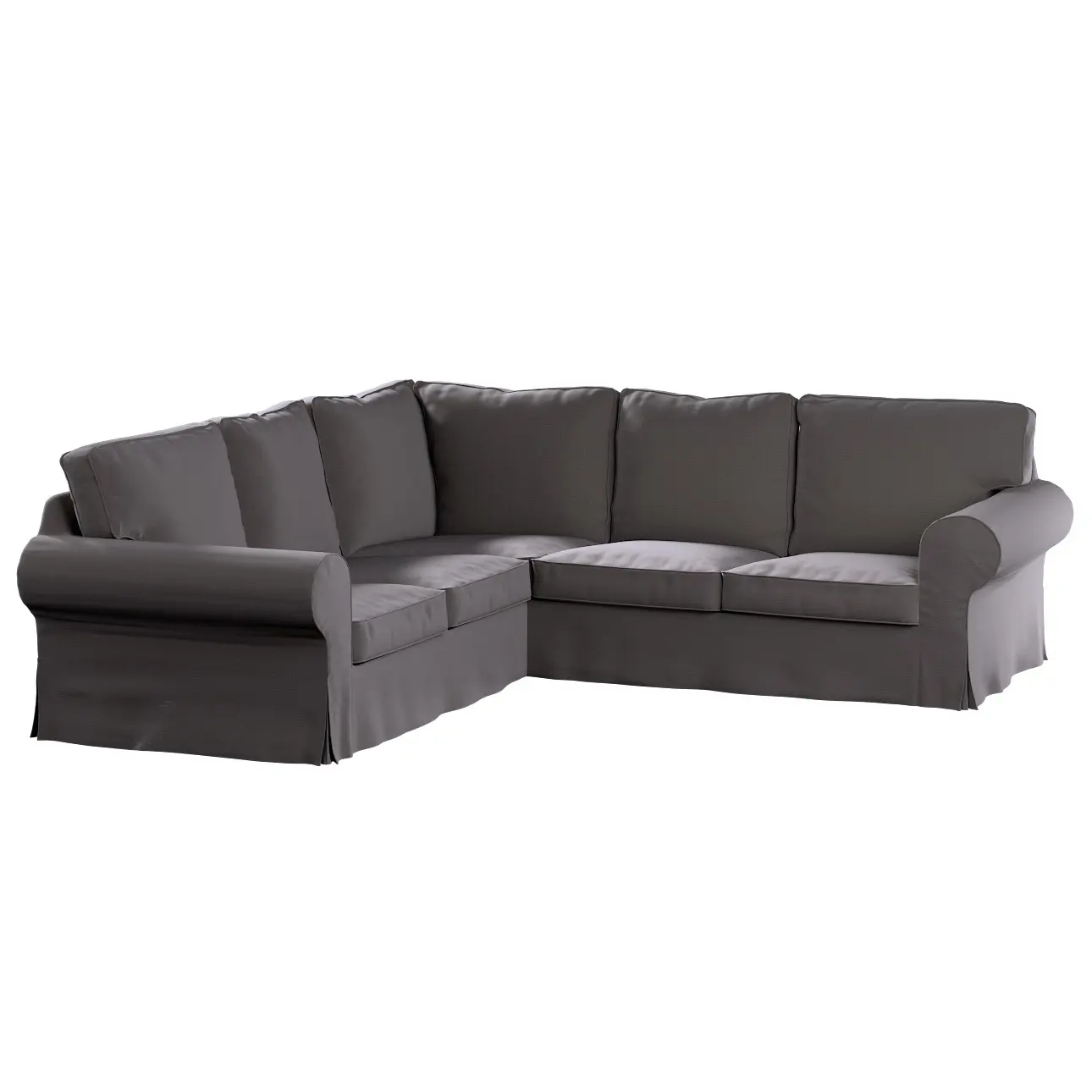 Dekoria Potah na pohovku IKEA  Ektorp rohová, hnědá, pohovka Ektorp rohová, Ingrid, 705-45