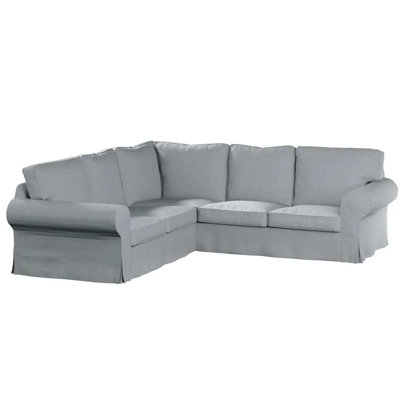 Dekoria Potah na pohovku IKEA  Ektorp rohová, šedá, pohovka Ektorp rohová, Amsterdam, 704-55