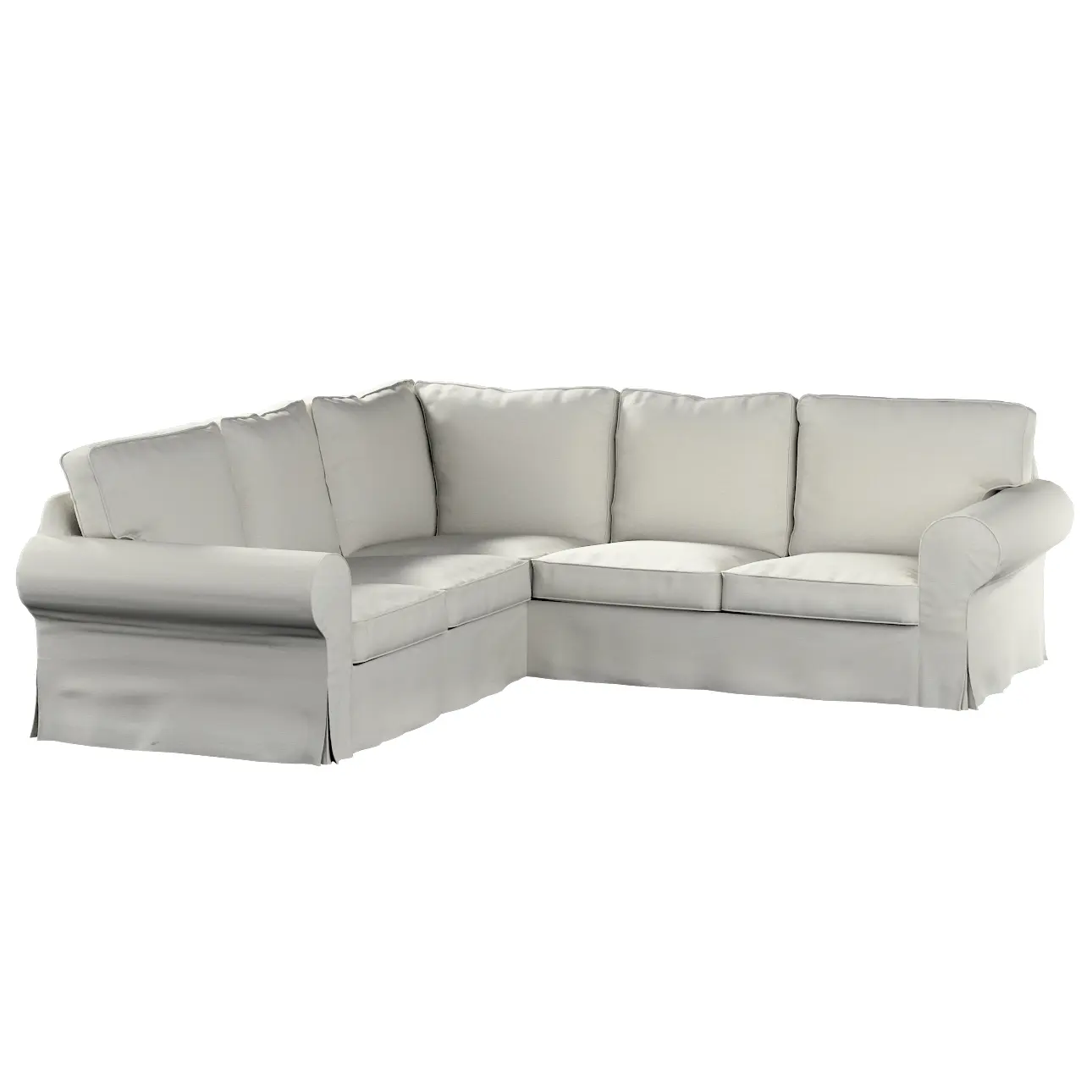 Dekoria Potah na pohovku IKEA  Ektorp rohová, šedá, pohovka Ektorp rohová, Living Plus, 162-37
