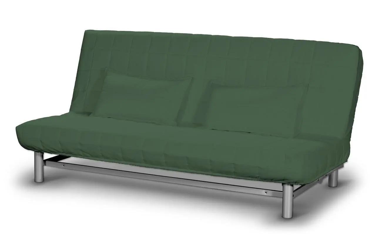 Dekoria Potah na pohovku IKEA  Beddinge krátký, Forest Green - zelená, potah na pohovku + 2 polštáře, Cotton Panama, 702-51