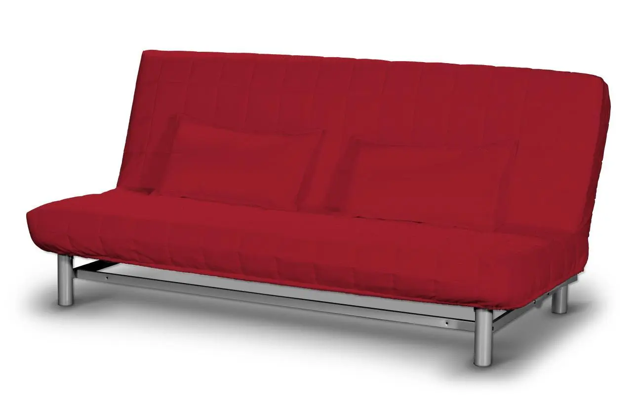 Dekoria Potah na pohovku IKEA  Beddinge krátký, tmavě červená , potah na pohovku + 2 polštáře, Etna, 705-60