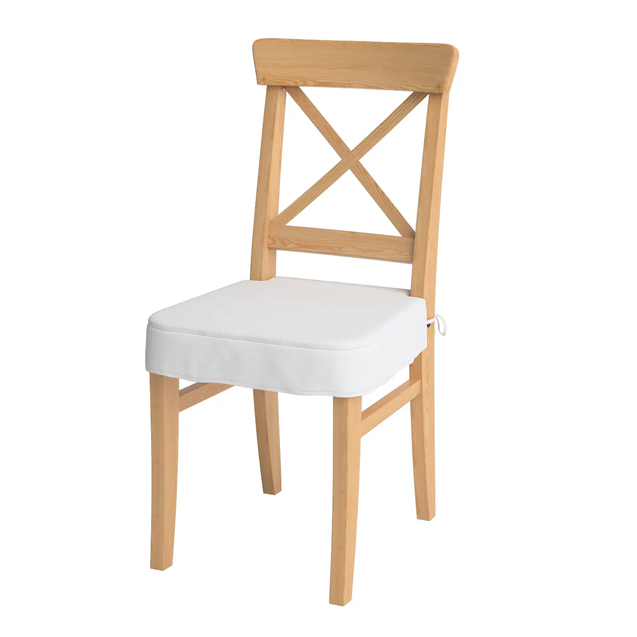Dekoria Sedák na židli IKEA Ingolf, bílá, židle Inglof, Loneta, 133-02