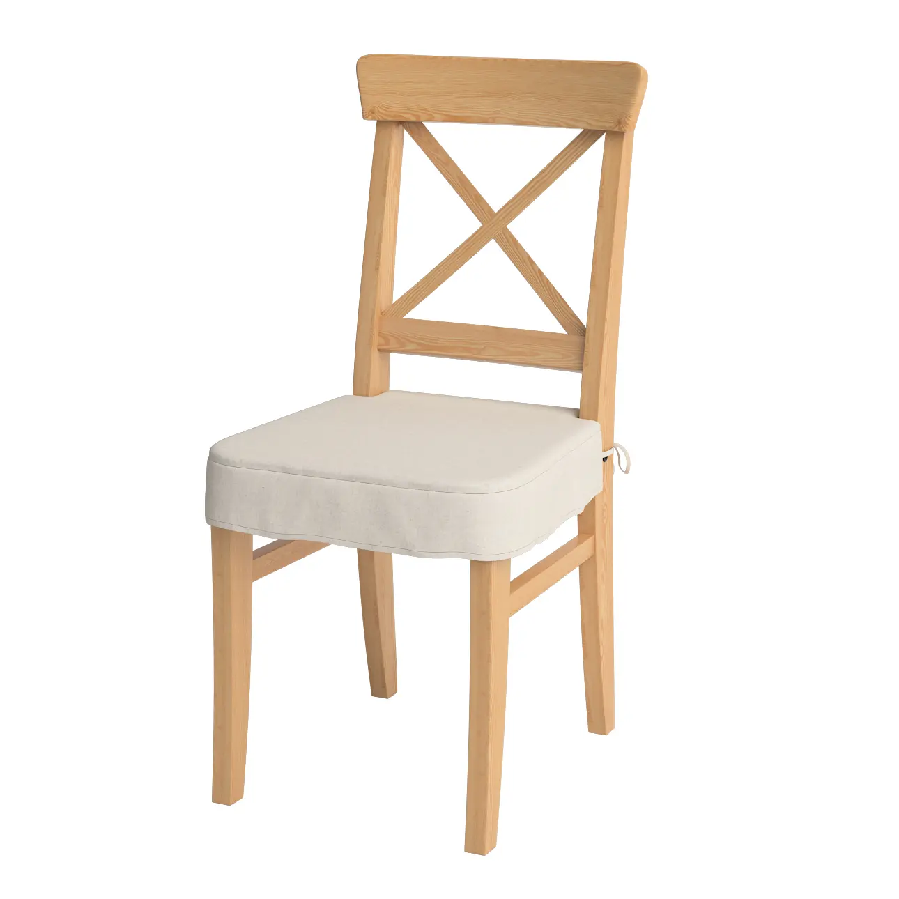 Dekoria Sedák na židli IKEA Ingolf, světle šedá směs, židle Inglof, Loneta, 133-65