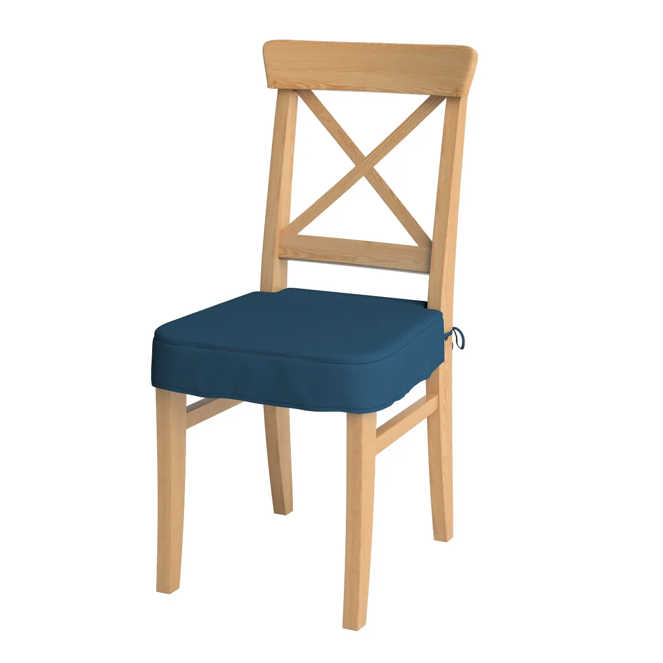 Dekoria Sedák na židli IKEA Ingolf, mořská modrá, židle Inglof, Cotton Panama, 702-48