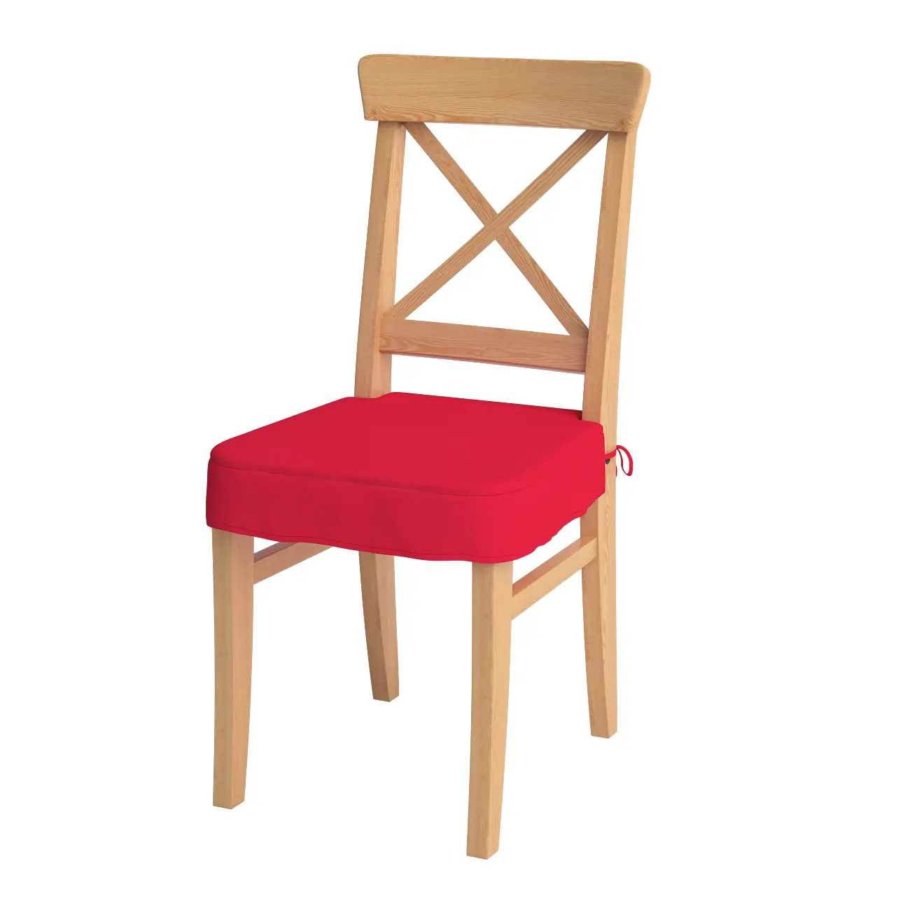 Dekoria Sedák na židli IKEA Ingolf, červená, židle Inglof, Quadro, 136-19
