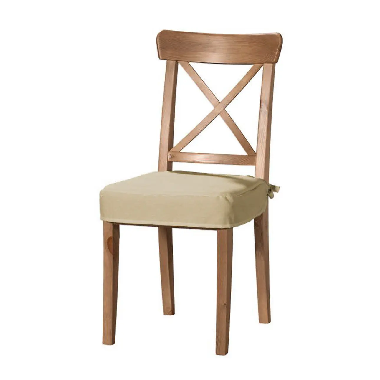 Dekoria Sedák na židli IKEA Ingolf, vanilka, židle Inglof, Loneta, 133-03