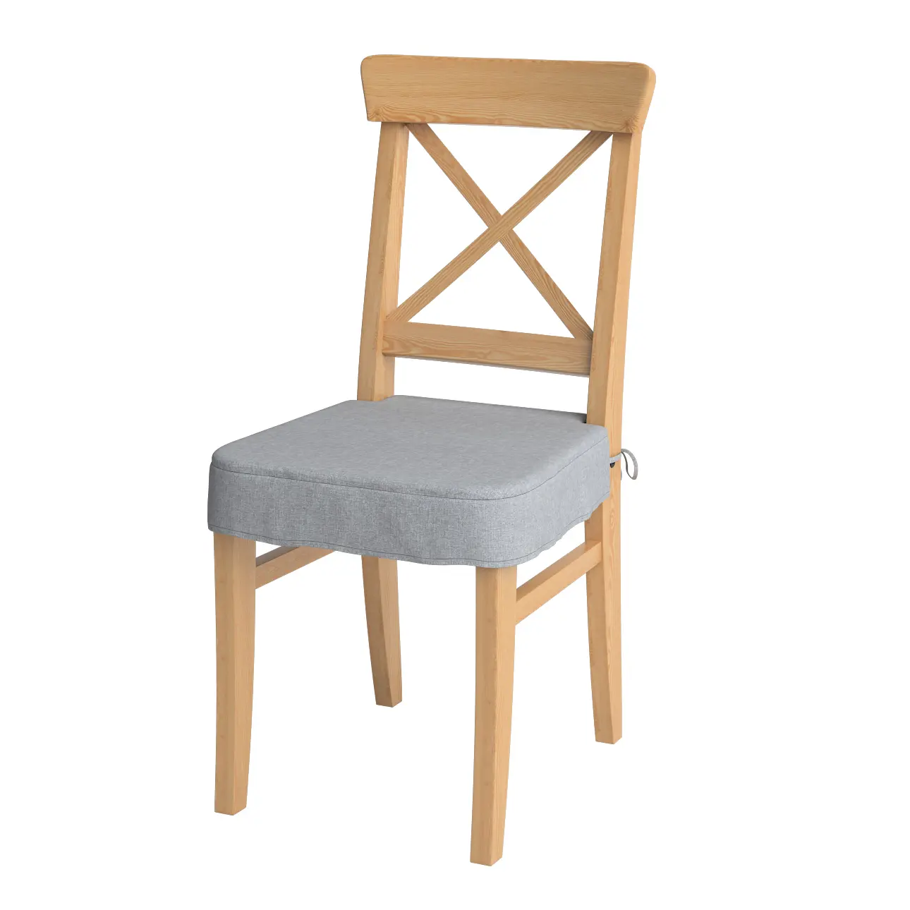 Dekoria Sedák na židli IKEA Ingolf, šedá, židle Inglof, Amsterdam, 704-55