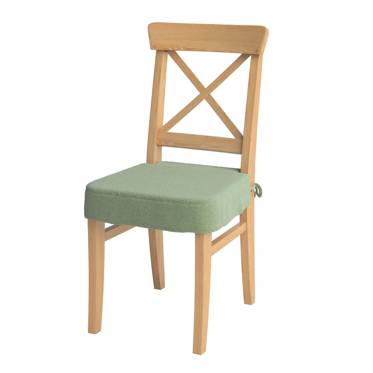 Dekoria Sedák na židli IKEA Ingolf, zelená, židle Inglof, Boucle Teddy, 702-85