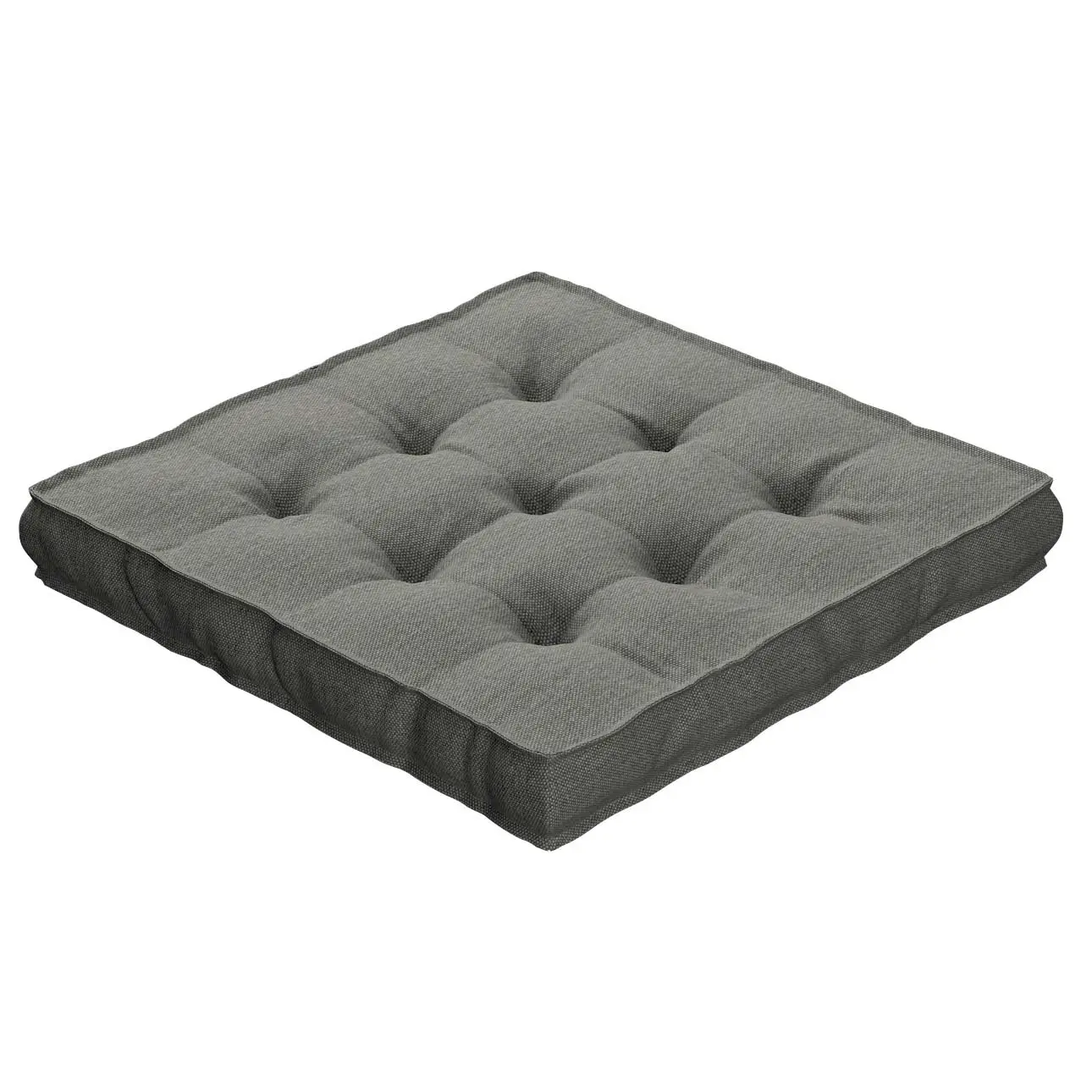 Dekoria Sedák Kuba s úchytem 40x40x6cm nebo 50x50x10cm, šedá, 40 x 40 x 6 cm, Etna, 161-25