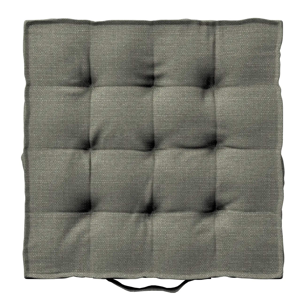 Dekoria Sedák Kuba s úchytem 40x40x6cm nebo 50x50x10cm, šedo-bežový, 50 x 50 x 10 cm, Living Plus, 161-42