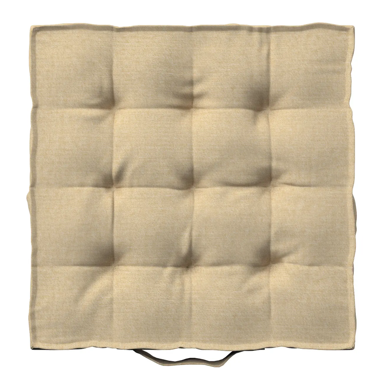 Dekoria Sedák Kuba s úchytem 40x40x6cm nebo 50x50x10cm, písková, 50 x 50 x 10 cm, Living Plus, 162-12