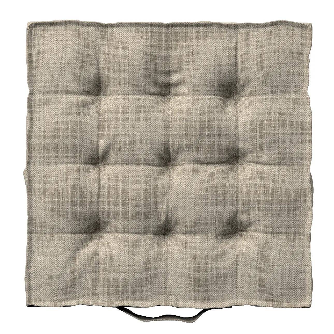 Dekoria Sedák Kuba s úchytem 40x40x6cm nebo 50x50x10cm, béžová, 40 x 40 x 6 cm, Living Plus, 162-08