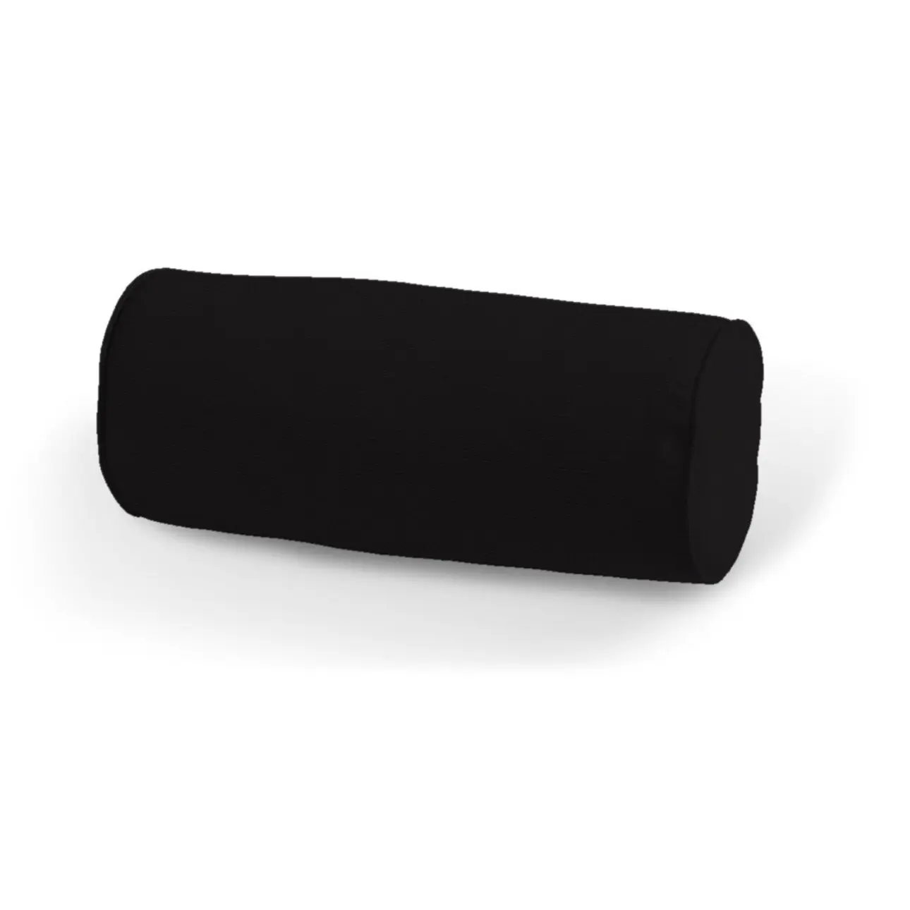 Dekoria Válec jednoduchý hladký, Black - černá, Ø 16 x 40 cm, Cotton Panama, 702-50