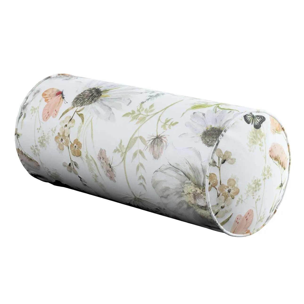 Dekoria Válec jednoduchý hladký, bílá, růžová, zelená, Ø 16 x 40 cm, Gardenia, 143-96