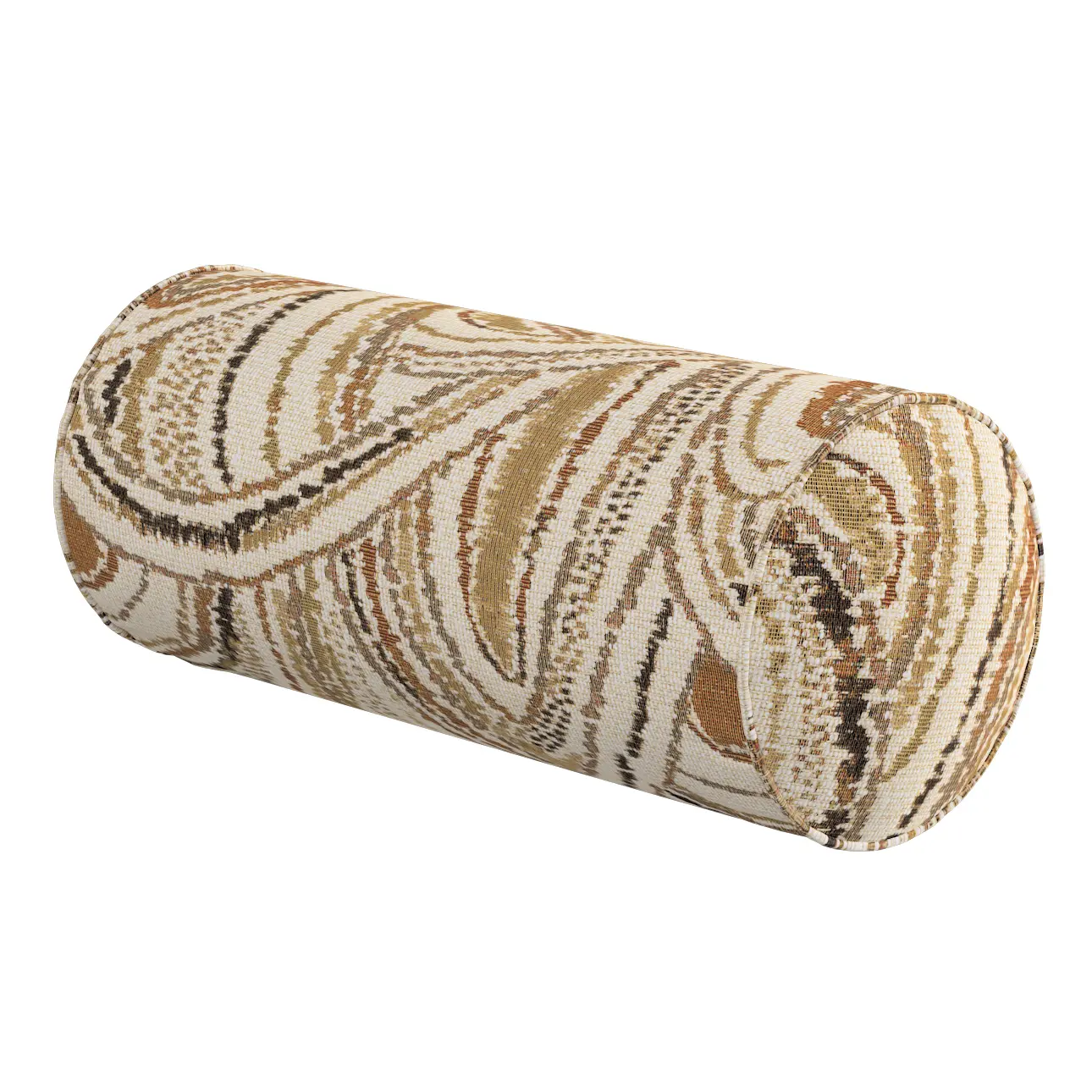 Dekoria Válec jednoduchý hladký, béžovo-olivová, Ø 16 x 40 cm, Cosy Home, 145-34