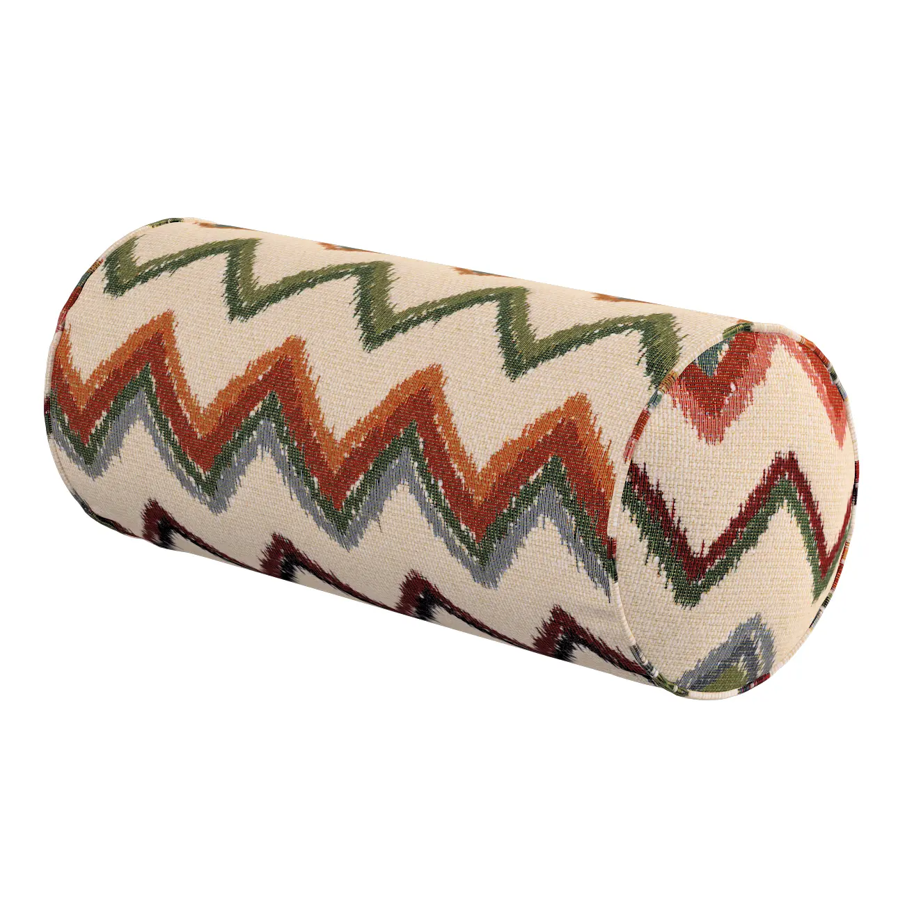 Dekoria Válec jednoduchý hladký, červeno-zelená, Ø 16 x 40 cm, Cosy Home, 145-36