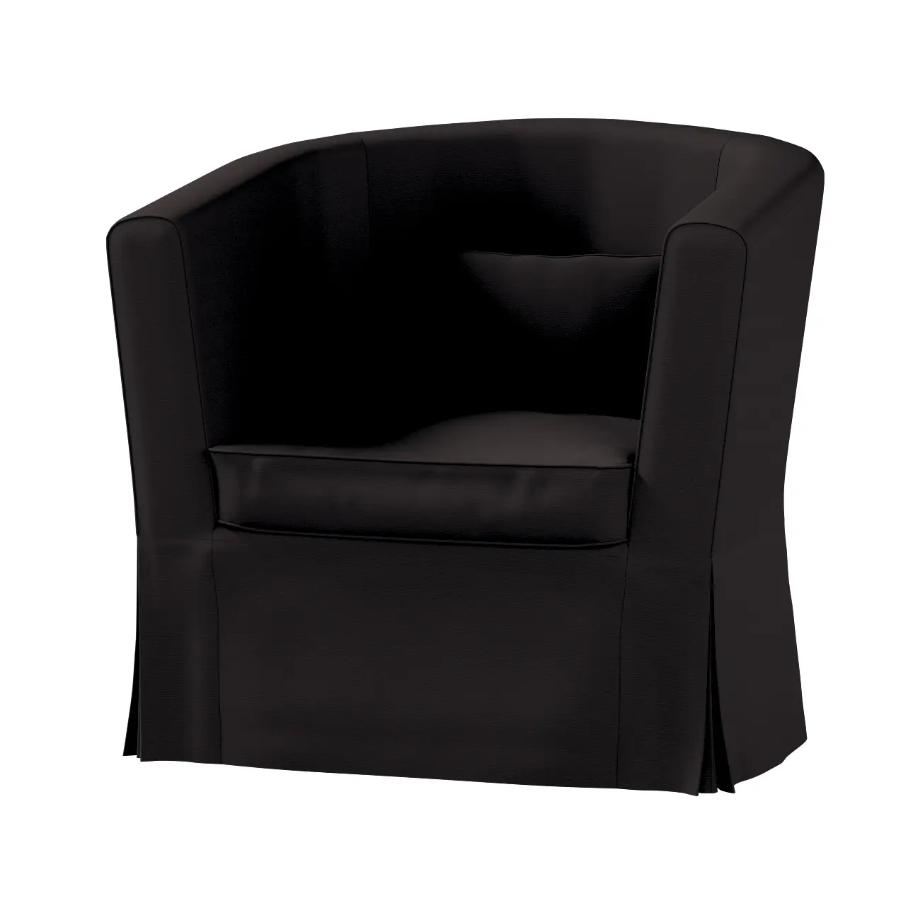 Dekoria Potah na křeslo IKEA Ektorp Tullsta, Black - černá, křeslo Ektorp Tullsta, Cotton Panama, 702-50