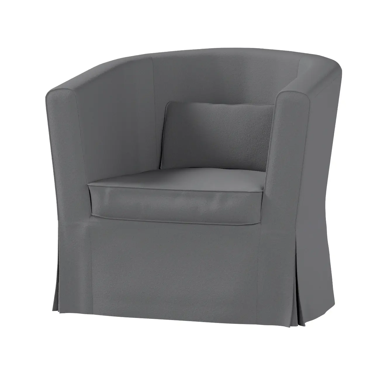 Dekoria Potah na křeslo IKEA Ektorp Tullsta, tmavě šedá, křeslo Ektorp Tullsta, Boucle Teddy, 702-83