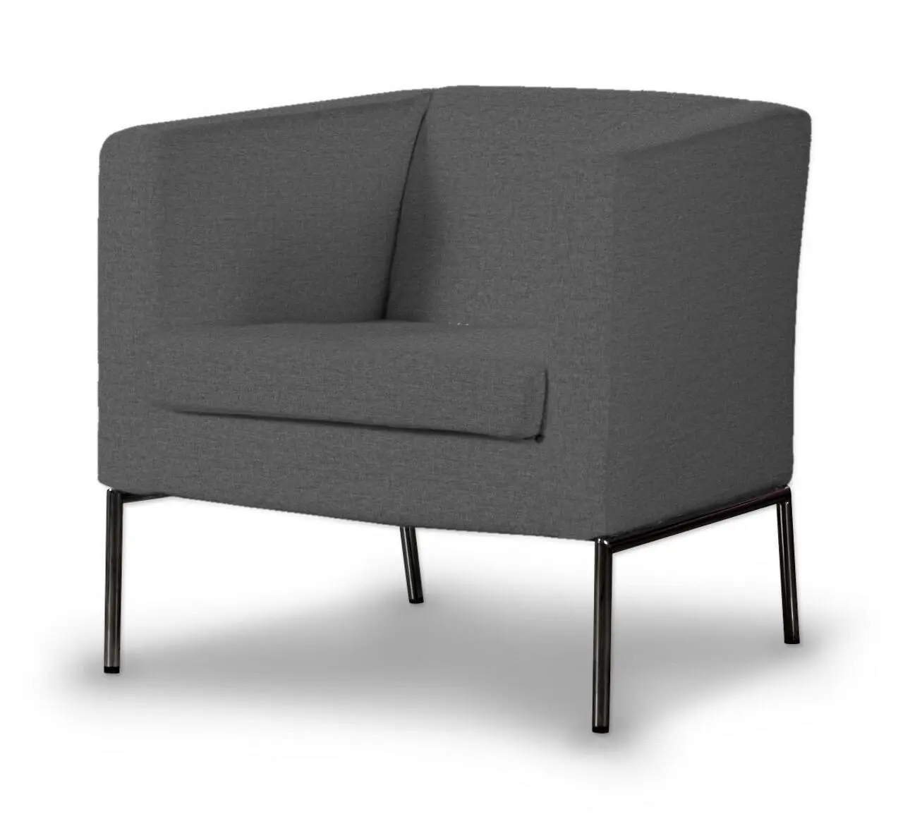 Dekoria Potah na křeslo IKEA Klappsta, antracitová , křeslo Klappsta, Edinburgh, 115-77