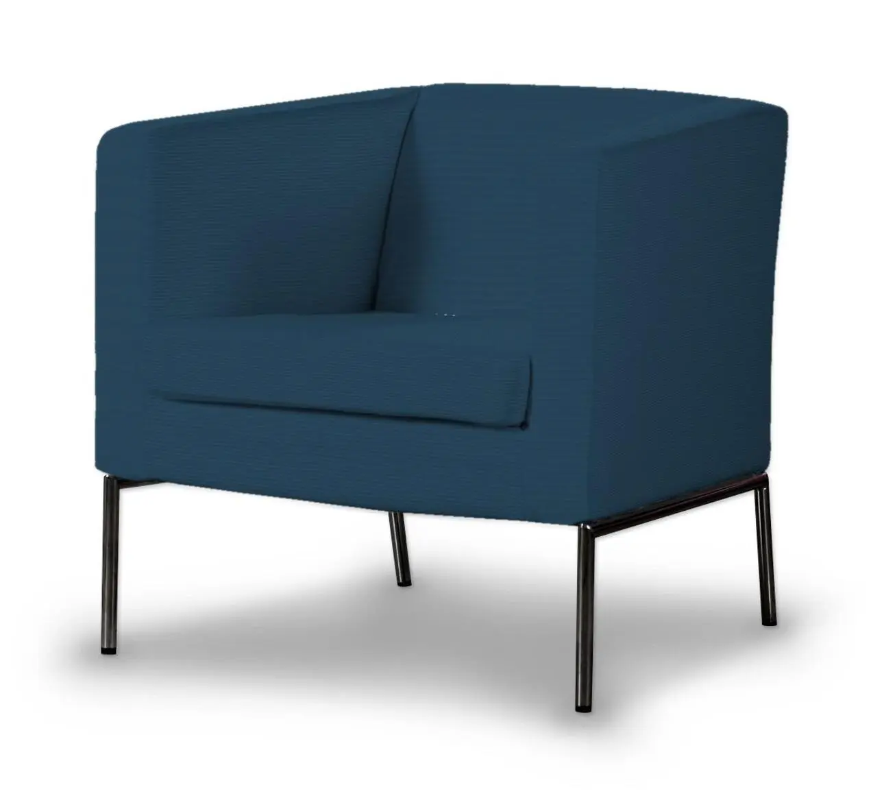Dekoria Potah na křeslo IKEA Klappsta, mořská modrá, křeslo Klappsta, Cotton Panama, 702-48