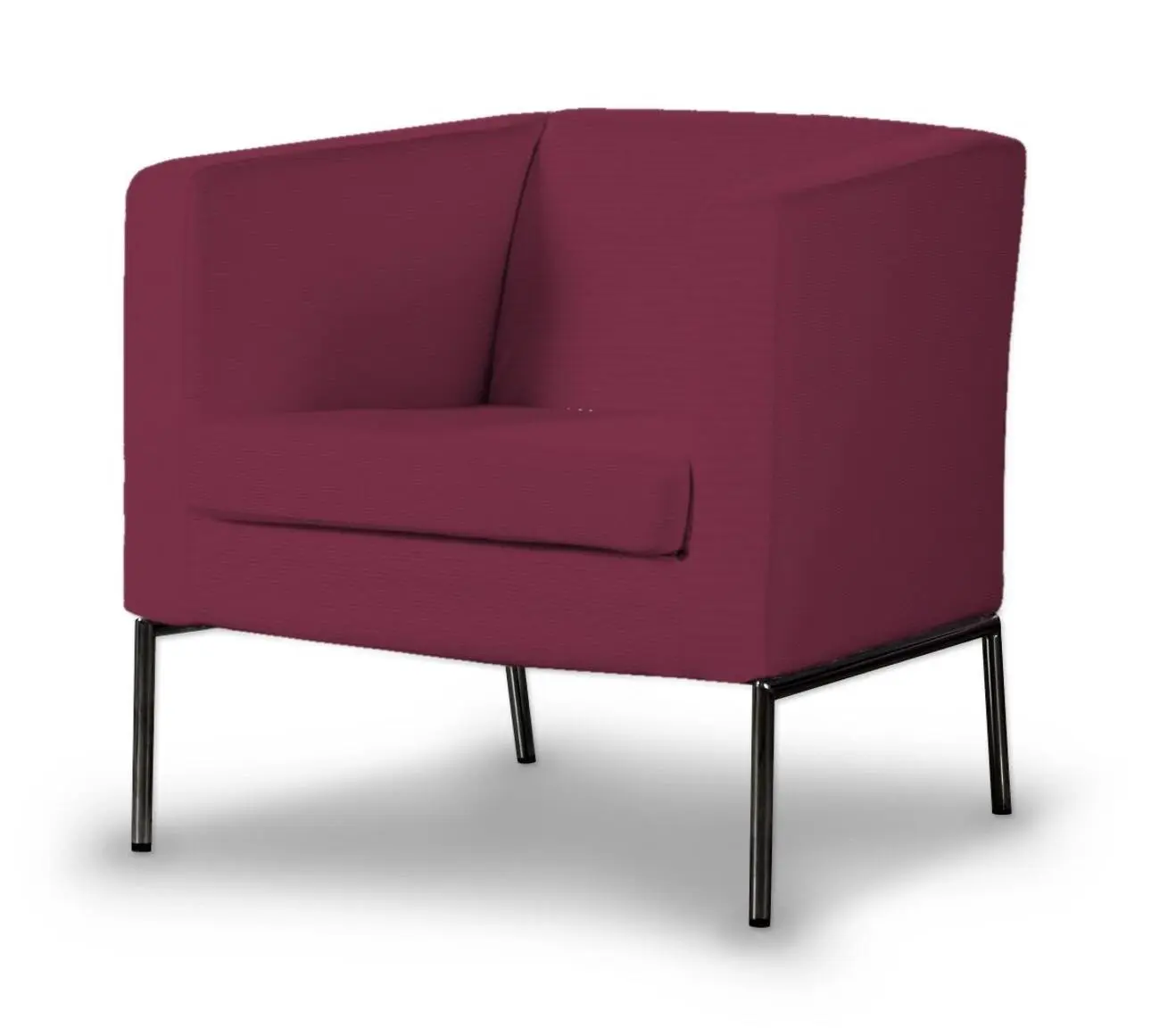 Dekoria Potah na křeslo IKEA Klappsta, švestková, křeslo Klappsta, Cotton Panama, 702-32