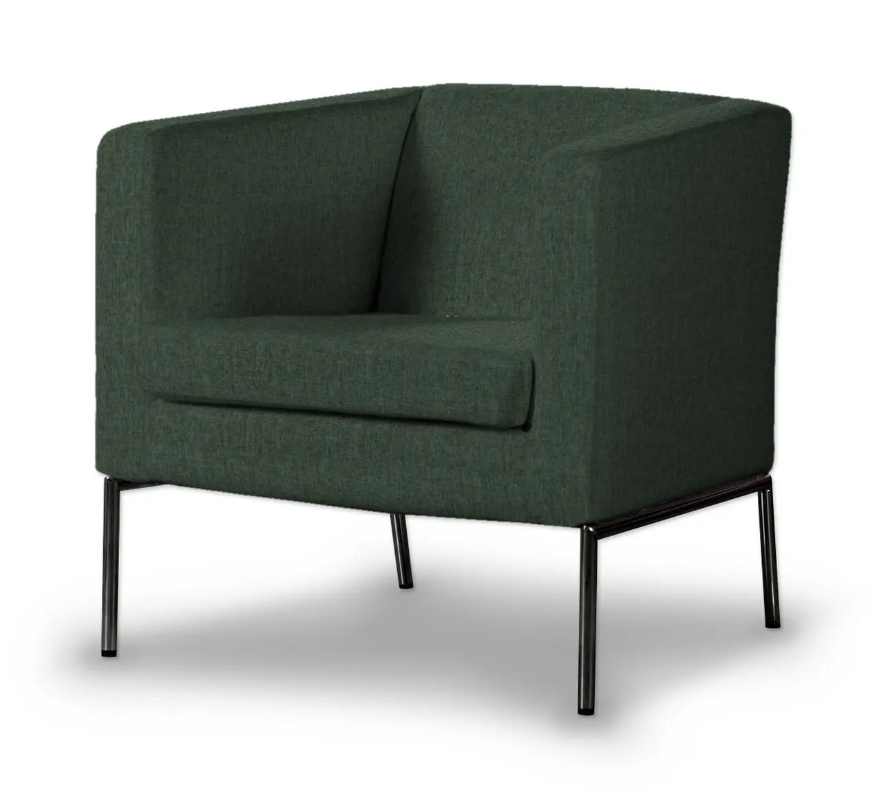 Dekoria Potah na křeslo IKEA Klappsta, lesní zelená, křeslo Klappsta, City, 704-81