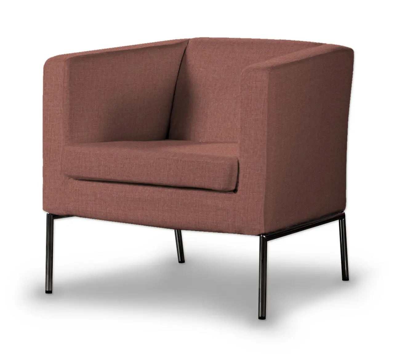 Dekoria Potah na křeslo IKEA Klappsta, hnědá koňaková, křeslo Klappsta, City, 704-84