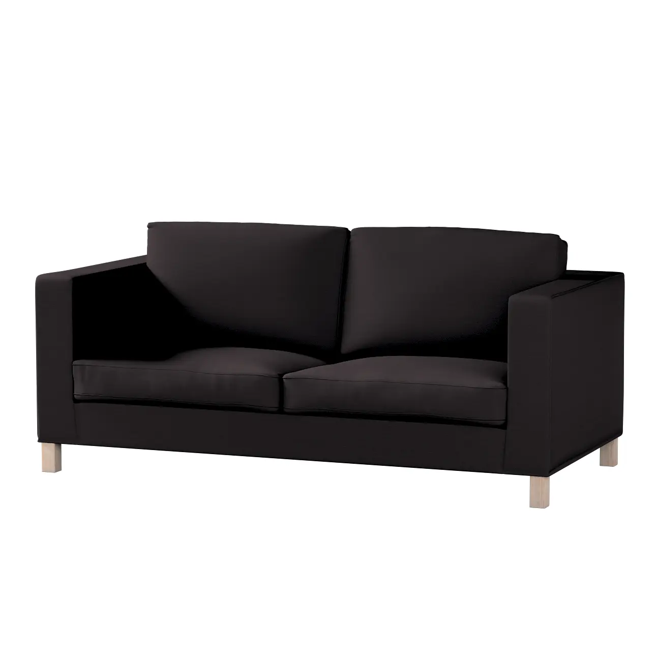 Dekoria Potah na pohovku IKEA  Karlanda rozkládací, krátký, grafitová, pohovka Karlanda rozkládací, Cotton Panama, 702-08