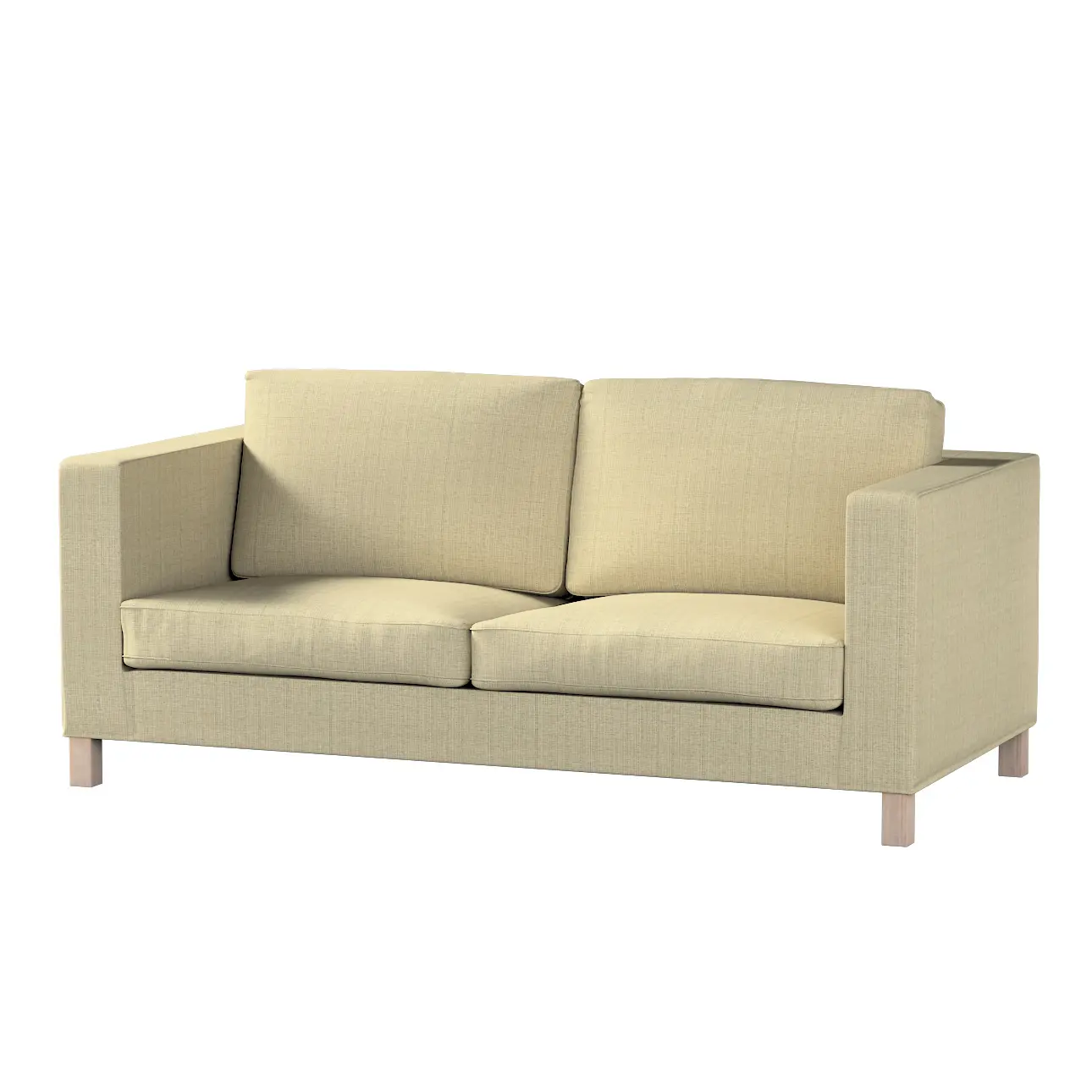 Dekoria Potah na pohovku IKEA  Karlanda rozkládací, krátký, béžová, pohovka Karlanda rozkládací, Living Basic, 161-68