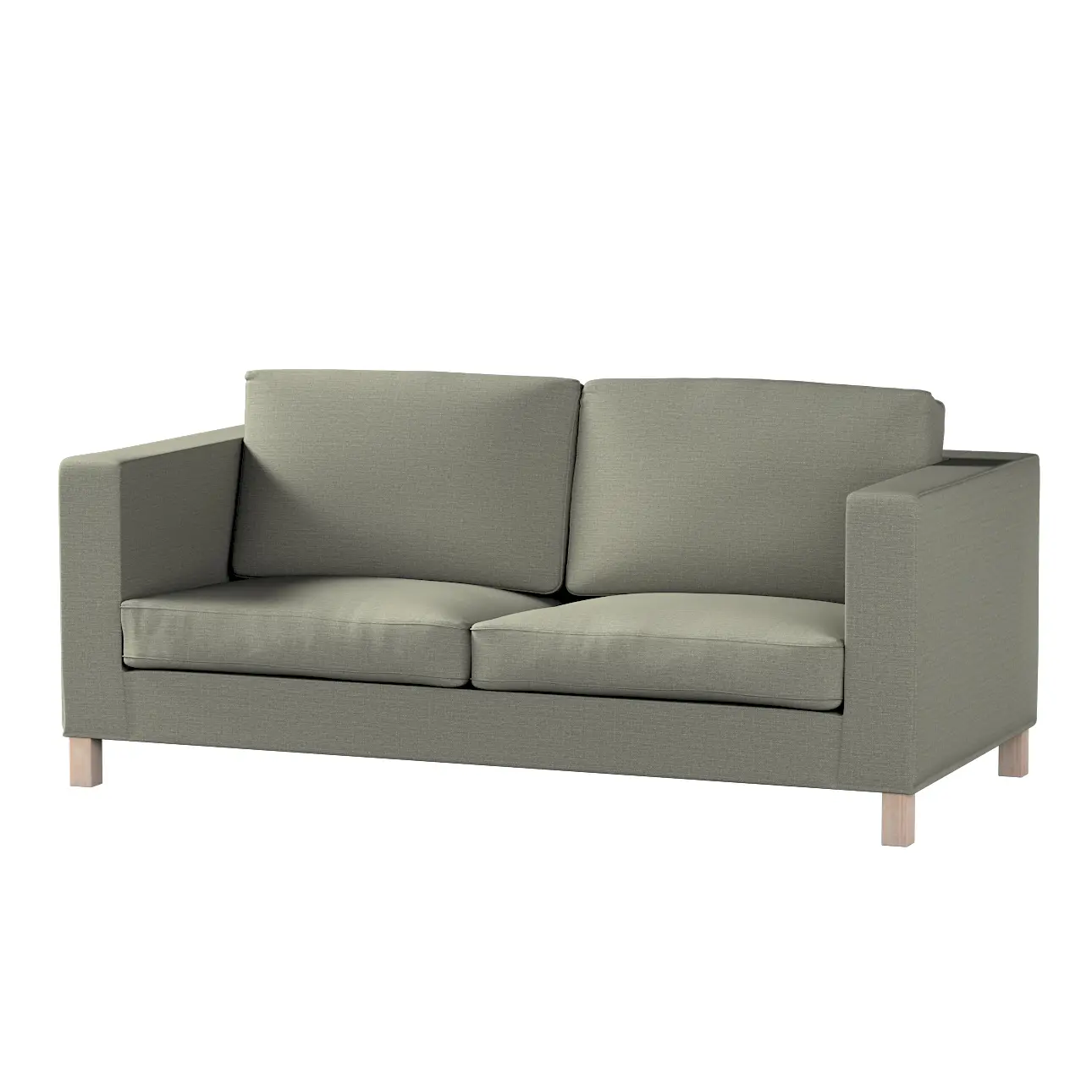 Dekoria Potah na pohovku IKEA  Karlanda rozkládací, krátký, šedo-bežový, pohovka Karlanda rozkládací, Living Plus, 161-42