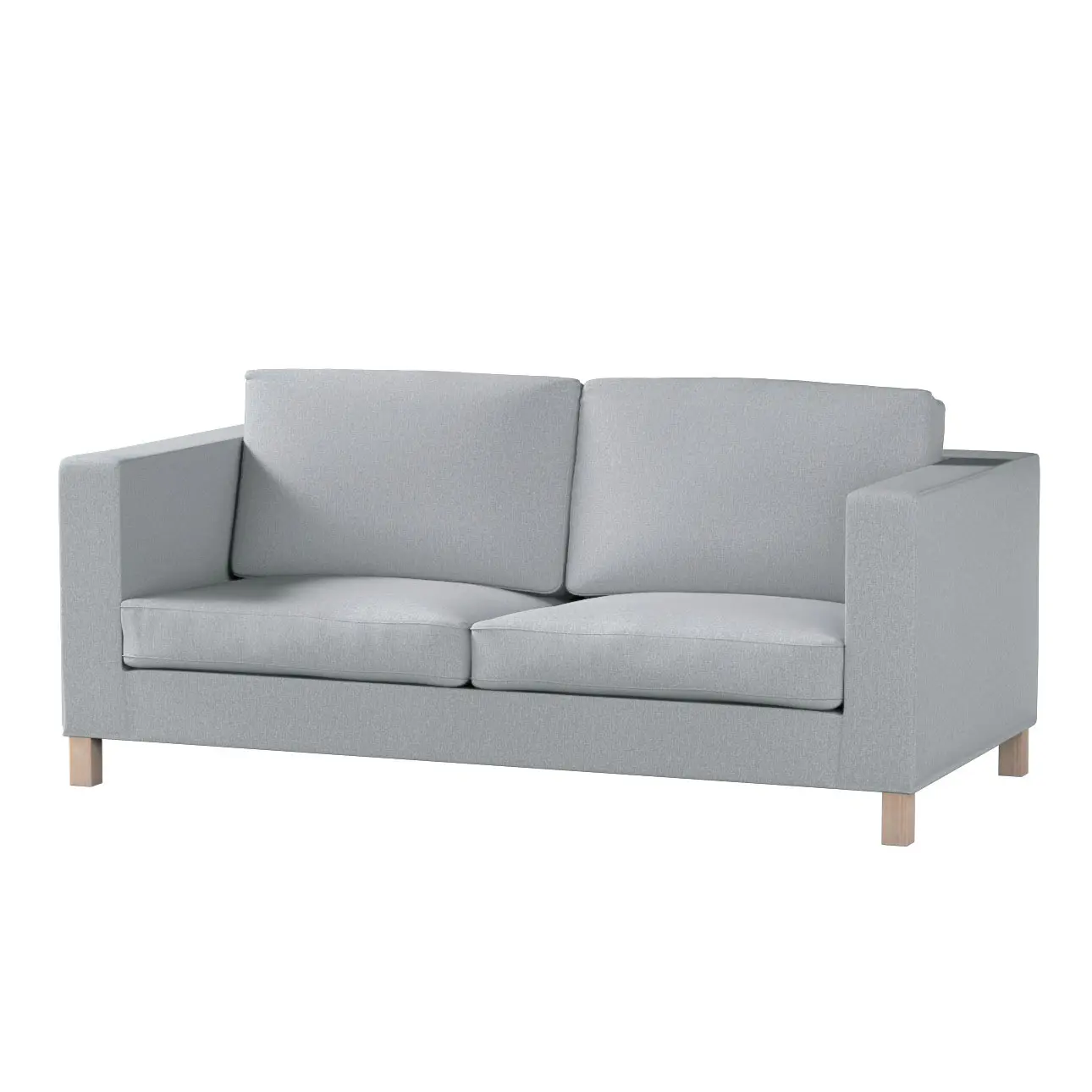 Dekoria Potah na pohovku IKEA  Karlanda rozkládací, krátký, šedá, pohovka Karlanda rozkládací, Amsterdam, 704-55