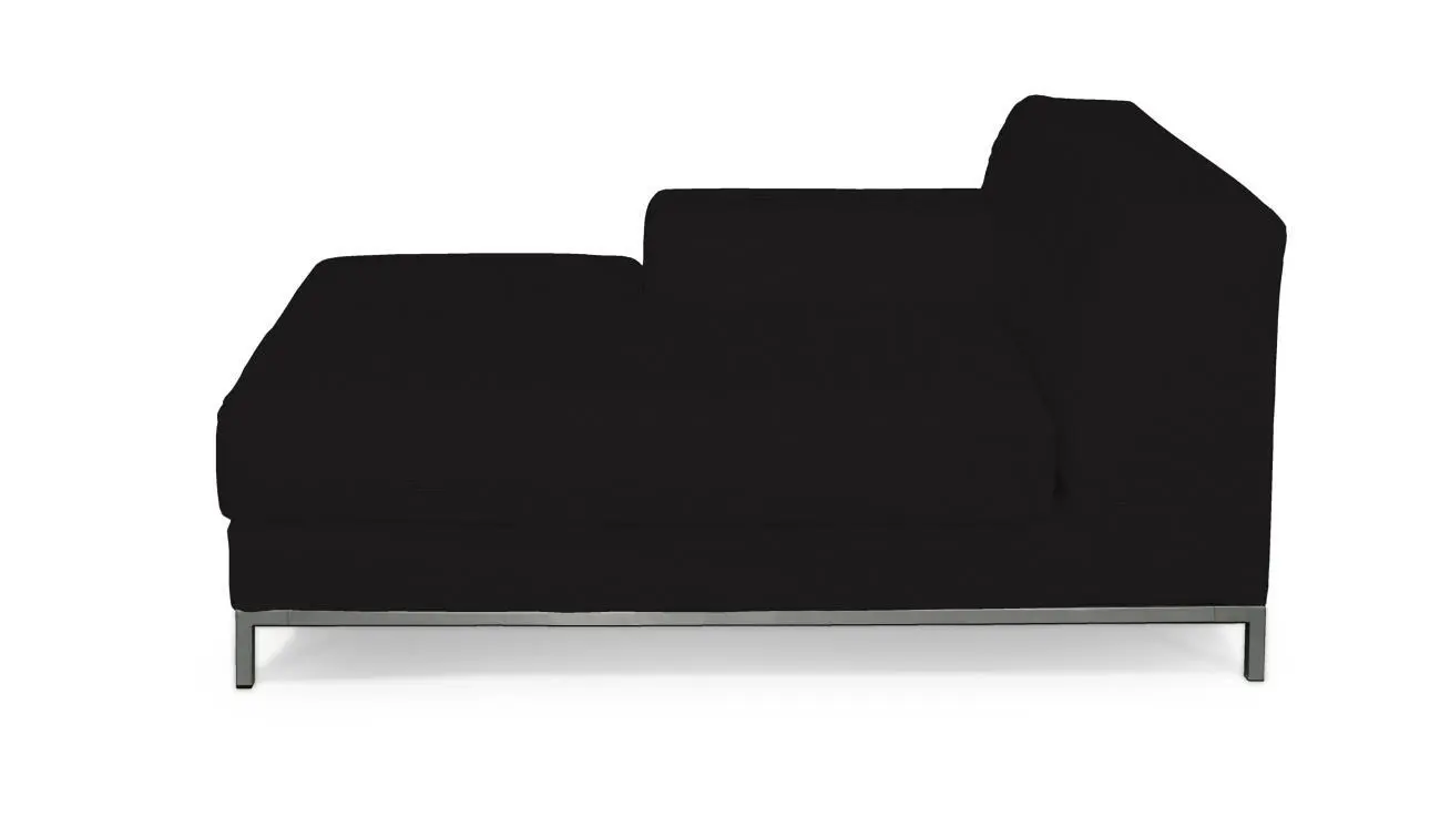 Dekoria Potah na šezlong Kramfors levý, Black - černá, Šezlong Kramfors levý, Cotton Panama, 702-50