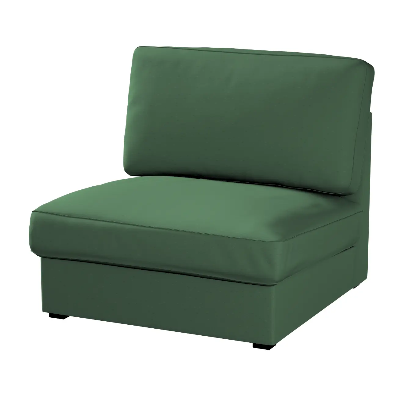 Dekoria Potah na neskládací křeslo IKEA Kivik, Forest Green - zelená, křeslo Kivik, Cotton Panama, 702-51