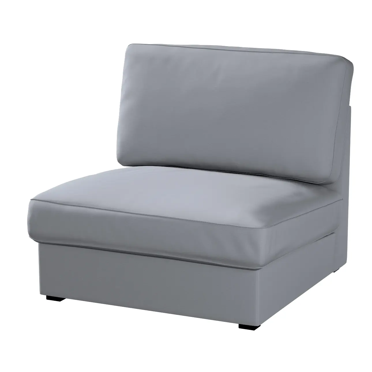 Dekoria Potah na neskládací křeslo IKEA Kivik, šedá, křeslo Kivik, Cotton Panama, 702-46
