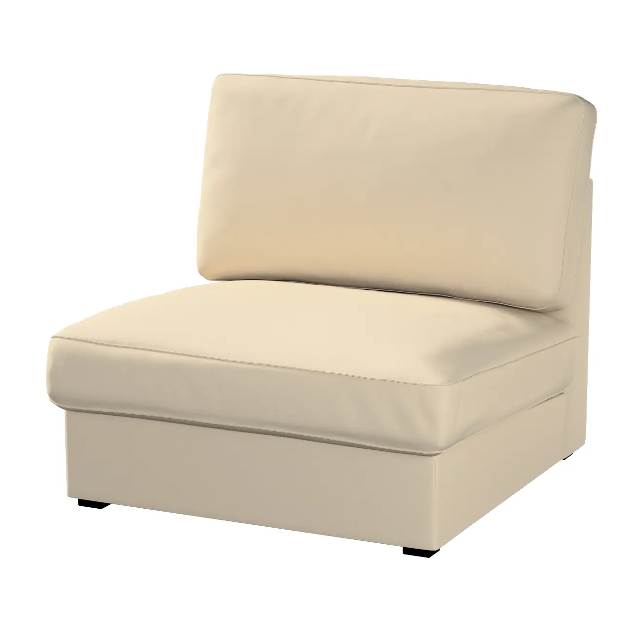 Dekoria Potah na neskládací křeslo IKEA Kivik, bílá káva, křeslo Kivik, Cotton Panama, 702-47