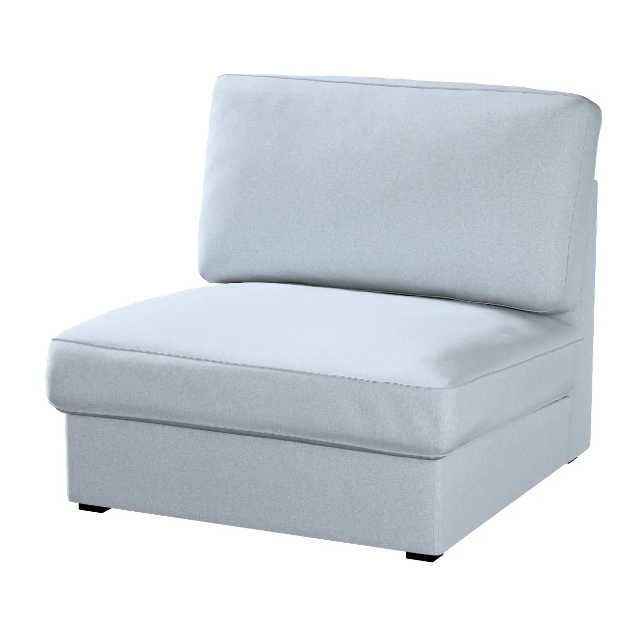 Dekoria Potah na neskládací křeslo IKEA Kivik, jemně blankytný melanž, křeslo Kivik, Amsterdam, 704-46