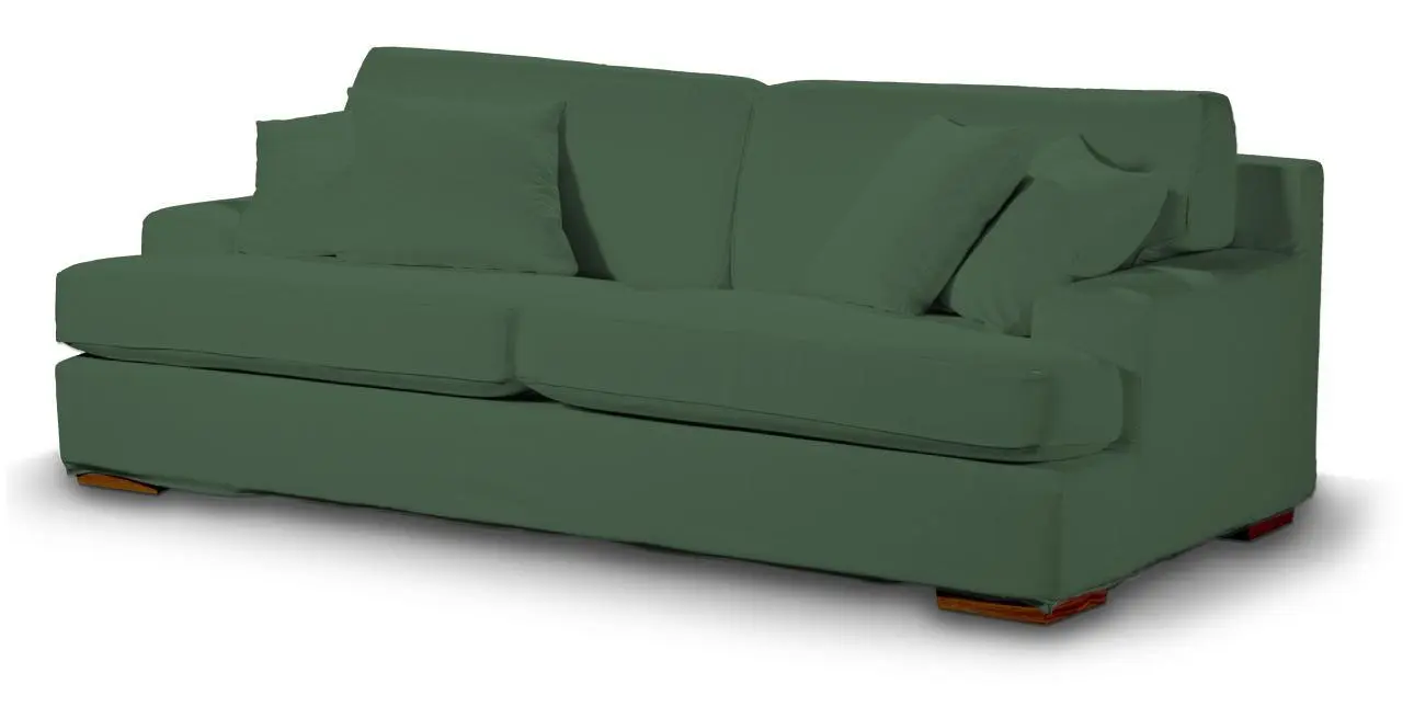 Dekoria Potah na pohovku Göteborg nerozkládací, Forest Green - zelená, Pohovka Göteborg nerozkládací, Cotton Panama, 702-51