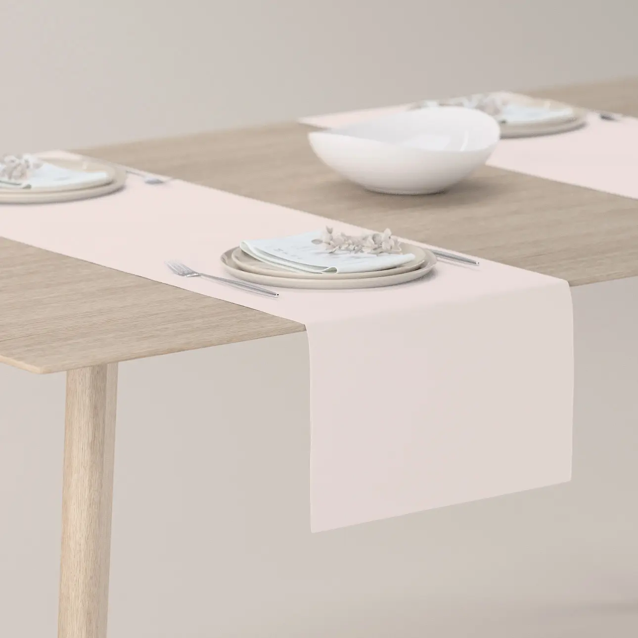 Dekoria Stolní běhoun, ecru, 40 x 130 cm, Crema, 144-69