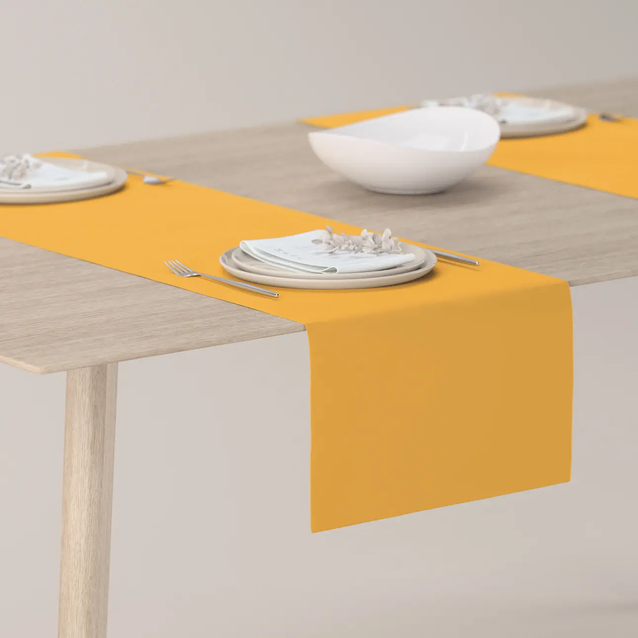 Dekoria Stolní běhoun, med, 40 x 130 cm, Crema, 144-73