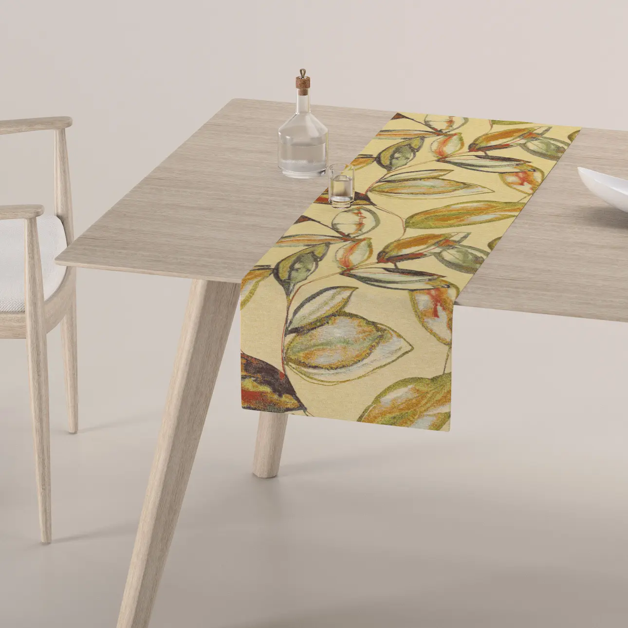 Dekoria Stolní běhoun, barevné listy, 40 x 130 cm, Intenso Premium, 144-83