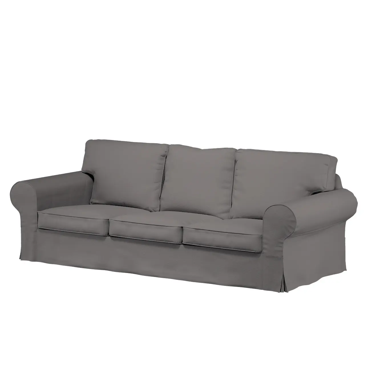 Dekoria Potah na pohovku IKEA  Ektorp 3-místná, nerozkládací, tmavě bežová, pohovka Ektorp 3-místná, nerozkládací, Boucle Teddy, 702-82