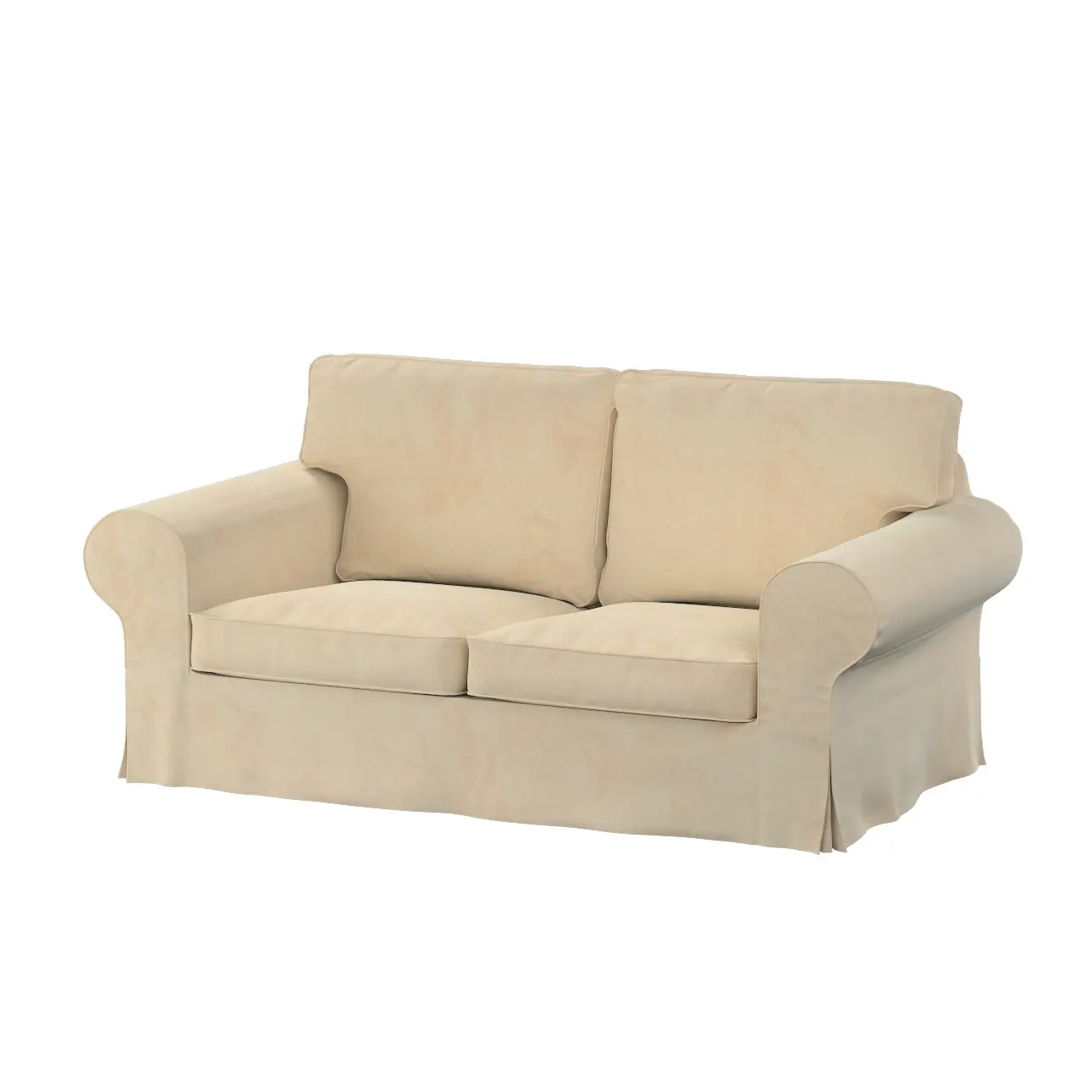 Dekoria Potah na pohovku IKEA  Ektorp 2-místná, nerozkládací, ecru, pohovka Ektorp 2-místná, Living Velvet, 704-79