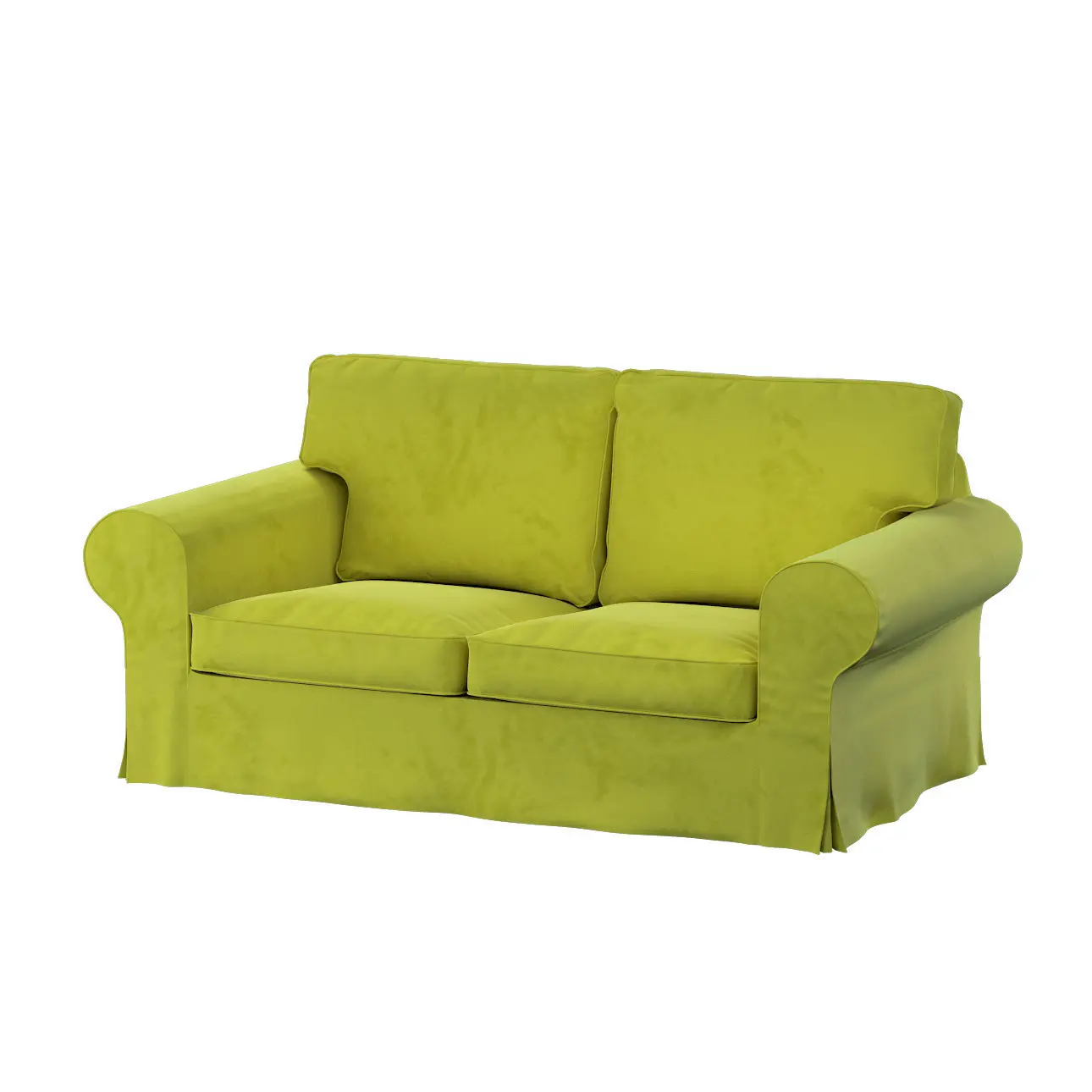 Dekoria Potah na pohovku IKEA  Ektorp 2-místná, nerozkládací, zelená, pohovka Ektorp 2-místná, Living Velvet, 704-78