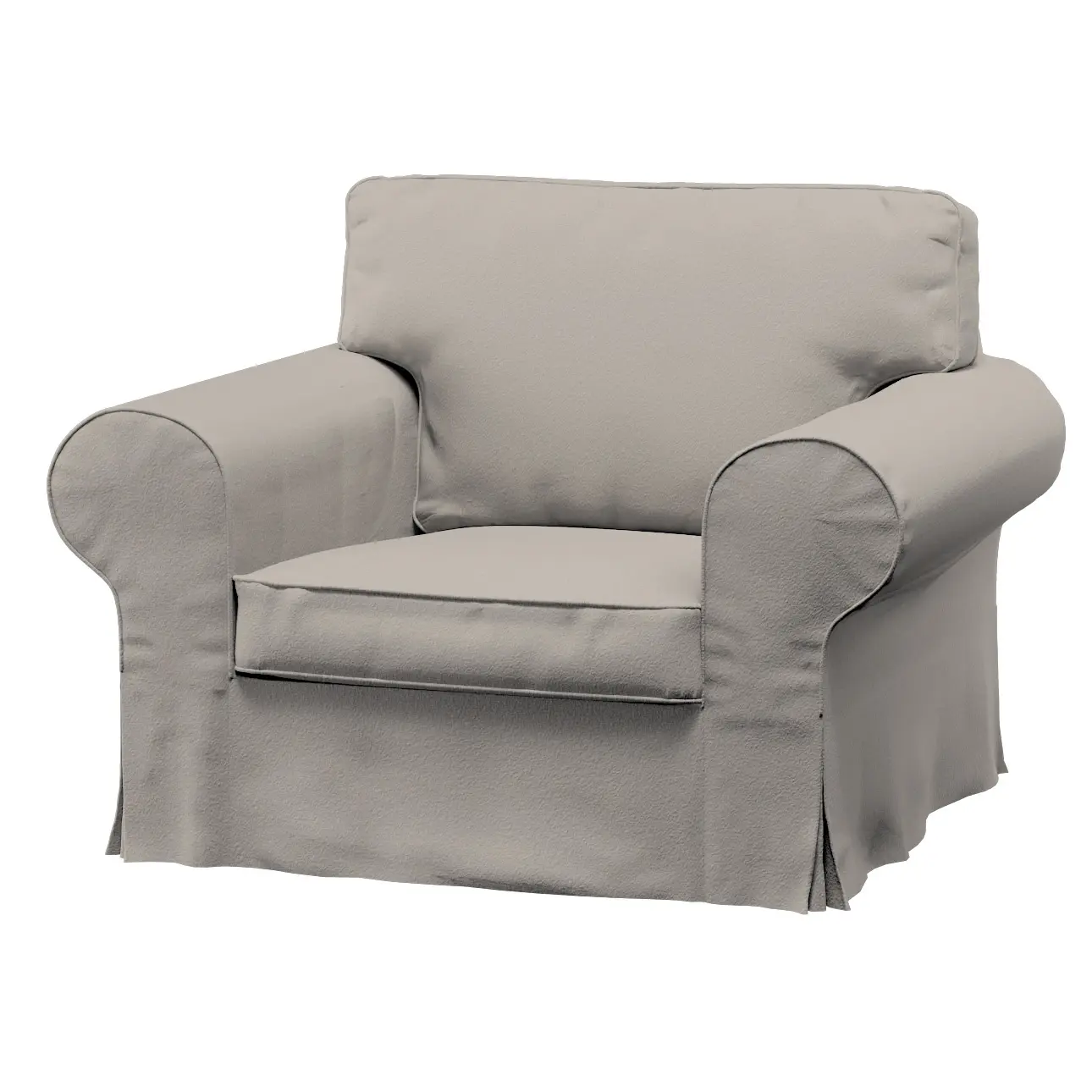 Dekoria Potah na křeslo IKEA Ektorp, světle bežová, křeslo Ektorp, Boucle Teddy, 702-81