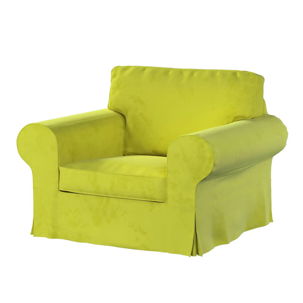 Dekoria Potah na křeslo IKEA Ektorp, zelená, křeslo Ektorp, Living Velvet, 704-78