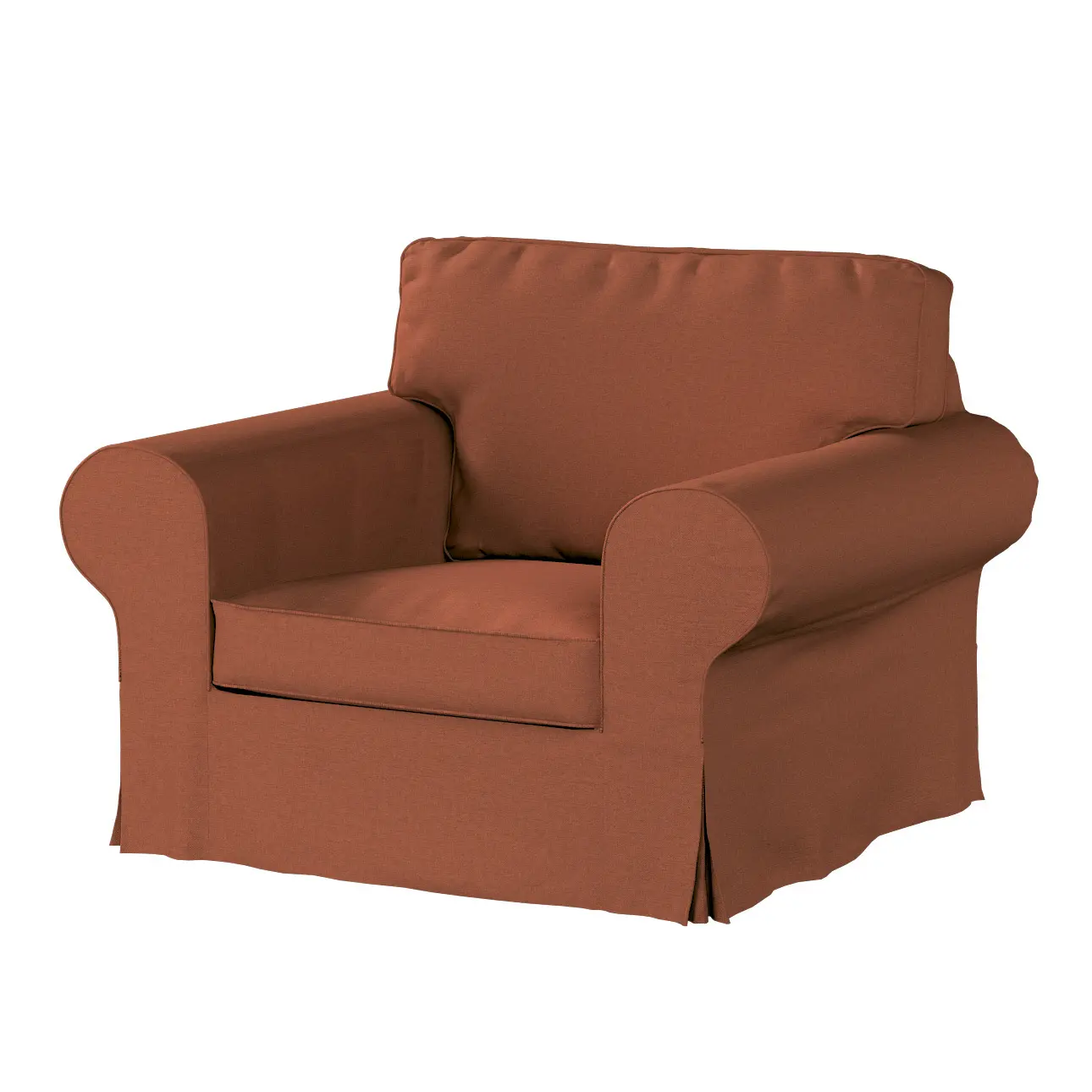 Dekoria Potah na křeslo IKEA Ektorp, 100 % polyester, křeslo Ektorp, Living Basic, 162-48