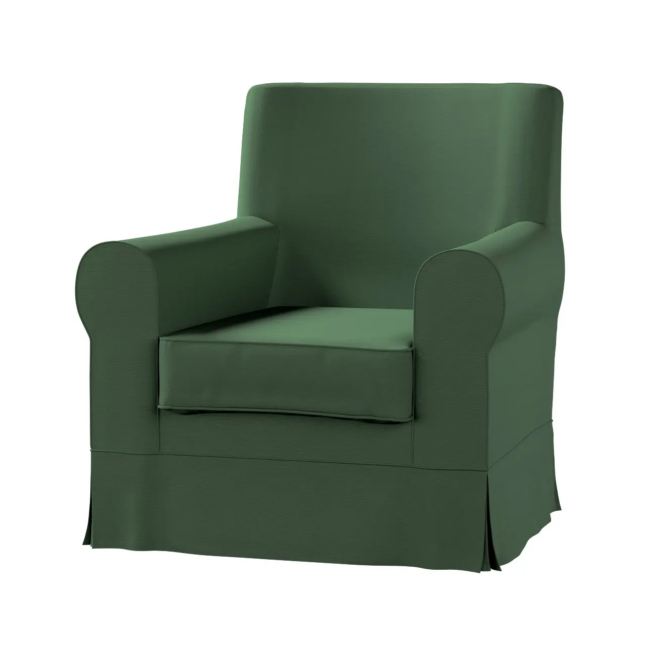 Dekoria Potah na křeslo IKEA Ektorp Jennylund, Forest Green - zelená, kØeslo Ektorp Jennylund, Cotton Panama, 702-51
