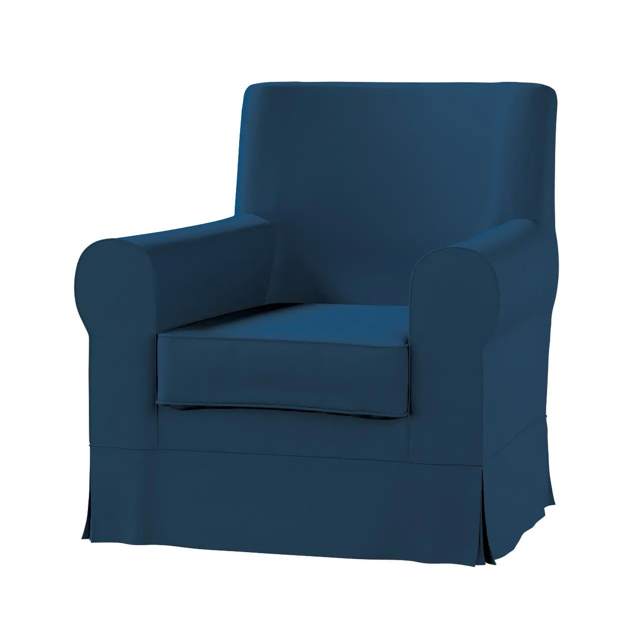 Dekoria Potah na křeslo IKEA Ektorp Jennylund, mořská modrá, kØeslo Ektorp Jennylund, Cotton Panama, 702-48