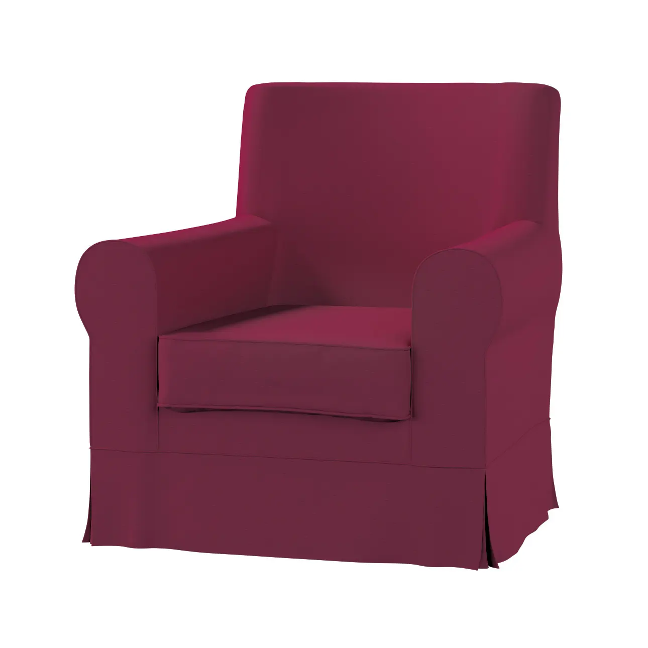 Dekoria Potah na křeslo IKEA Ektorp Jennylund, švestková, kØeslo Ektorp Jennylund, Cotton Panama, 702-32
